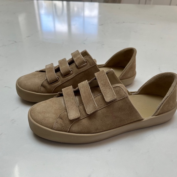 Freda Salvador Libby D’Orsay Sneaker in Stucco Suede, size 7 - Picture 8 of 13